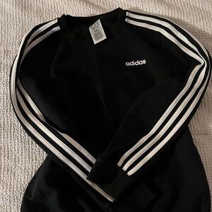 Adidas Black Top with White Label
